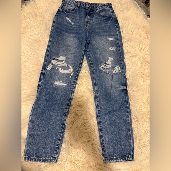 Distressed denim jeans size S - Picture 5 of 6
